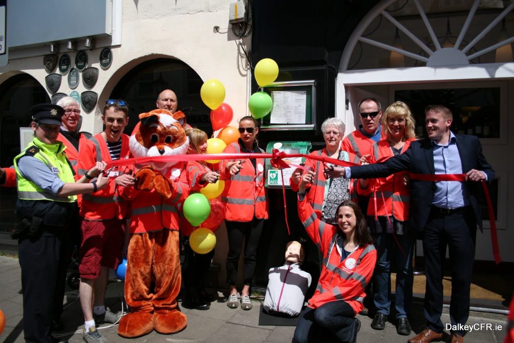 Launch of Dalkey CFR's Public Access Defibrillator