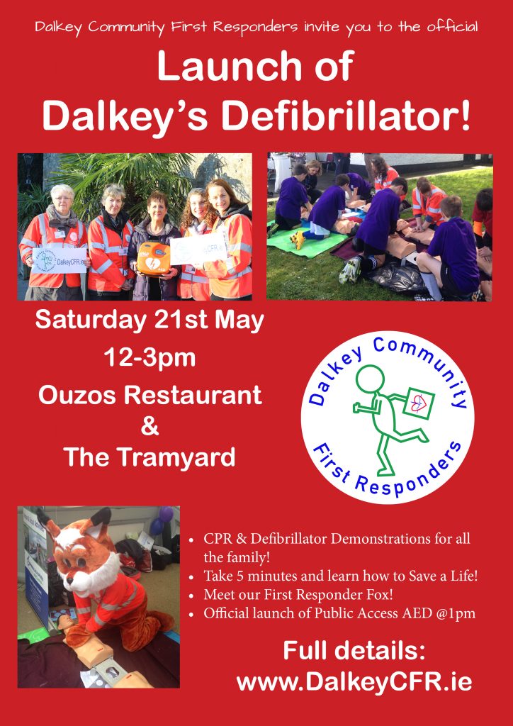 Poster - Dalkey Defibrillator